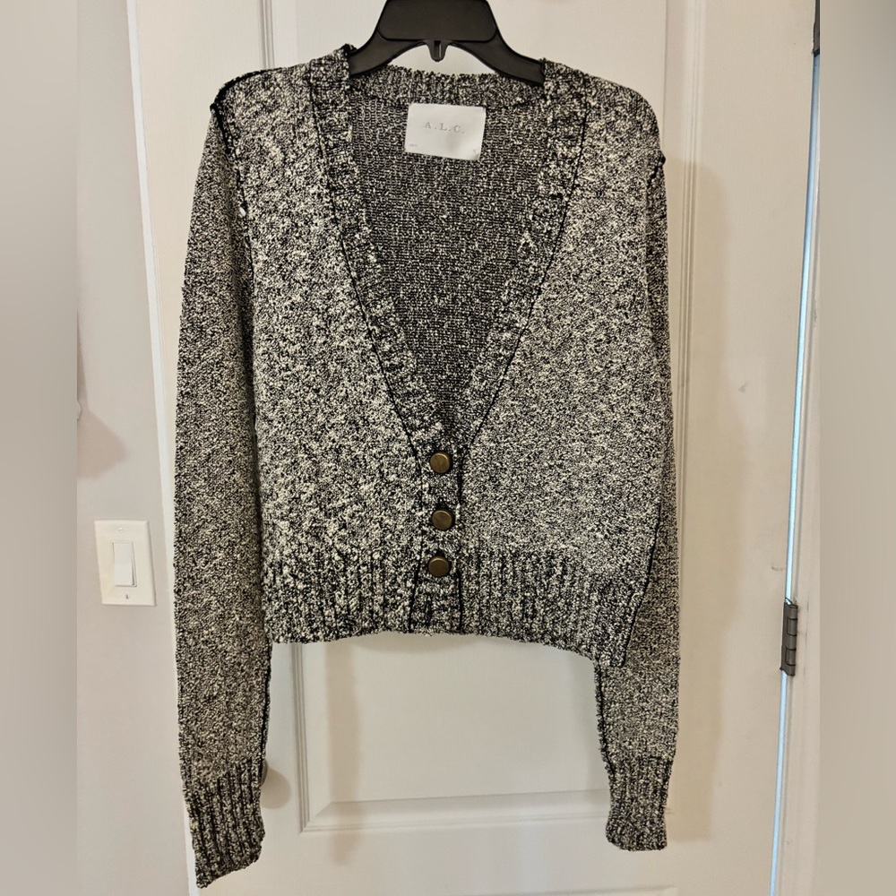 A.L.C. Monochrome Knit Cardigan